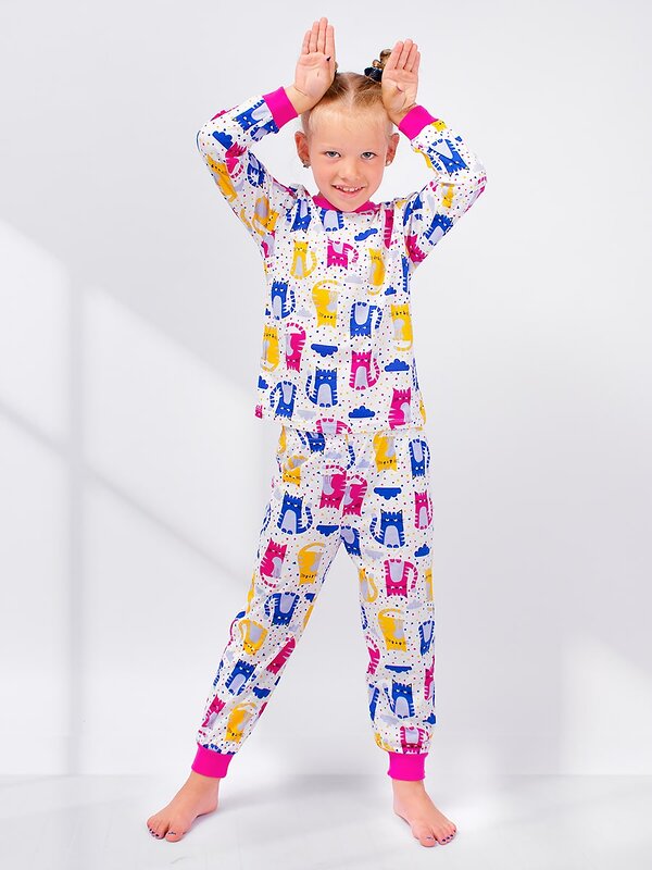 Bonito Пижама 587189 BK3010PJ белый