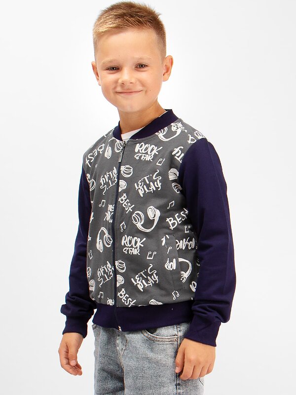 Bonito Бомбер 587197 BK1285B графитовый