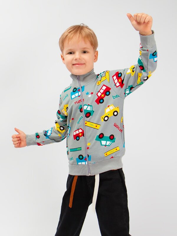 Bonito Бомбер 587205 BK1727B серый