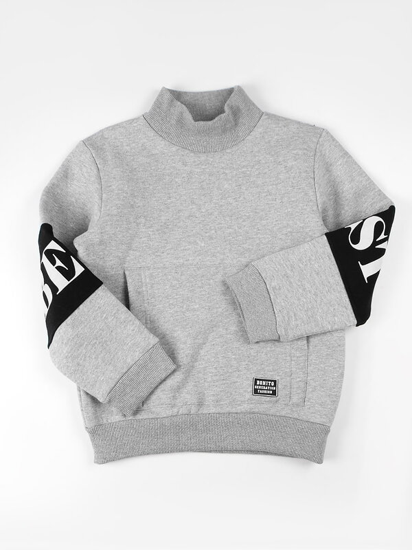 Bonito Толстовка 587233 BK1515T серый меланж