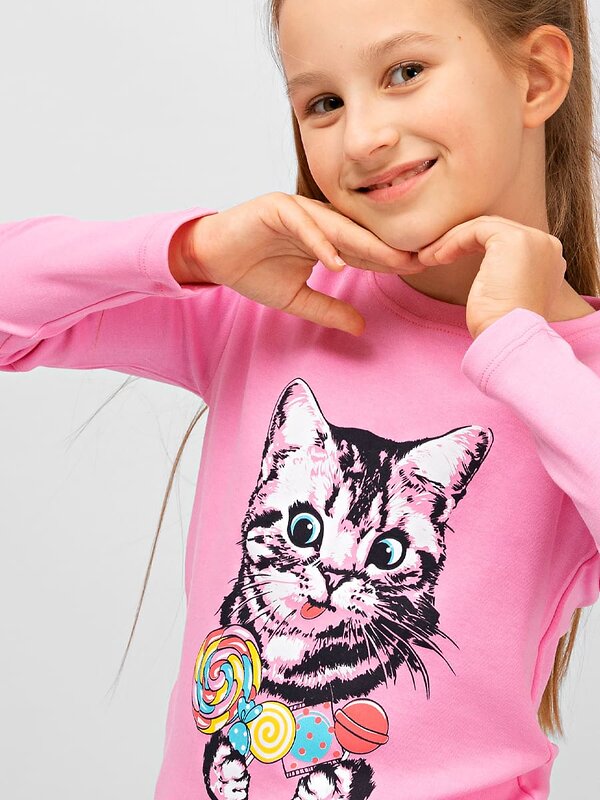 Bonito Лонгслив 587269 BK0467D розовый