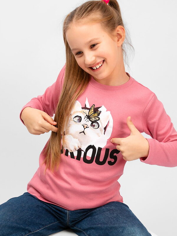 Bonito Лонгслив 587270 BK0467D темно-розовый