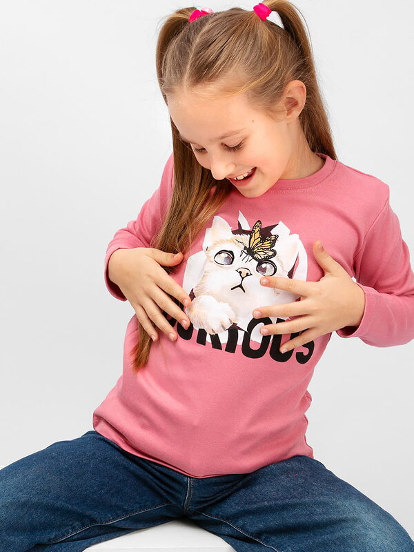 Bonito Лонгслив 587270 BK0467D темно-розовый