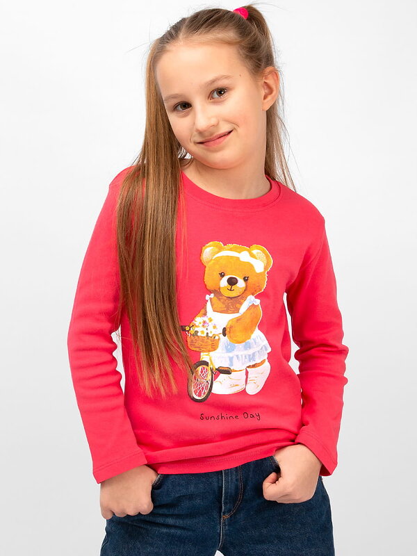 Bonito Лонгслив 587273 BK0467D малиновый