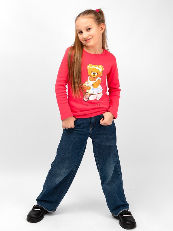 Bonito Лонгслив 587273 BK0467D малиновый