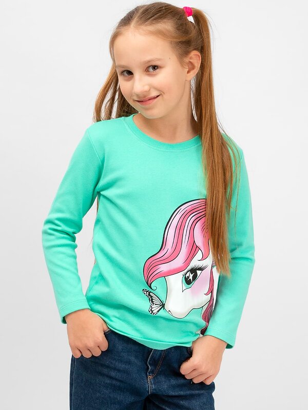 Bonito Лонгслив 587274 BK0467D мятный