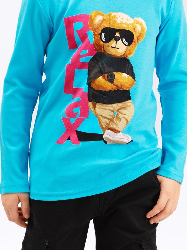 Bonito Лонгслив 587283 BK0467M голубой