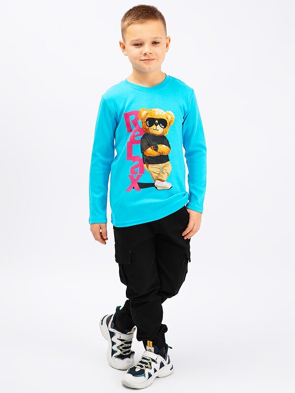 Bonito Лонгслив 587283 BK0467M голубой