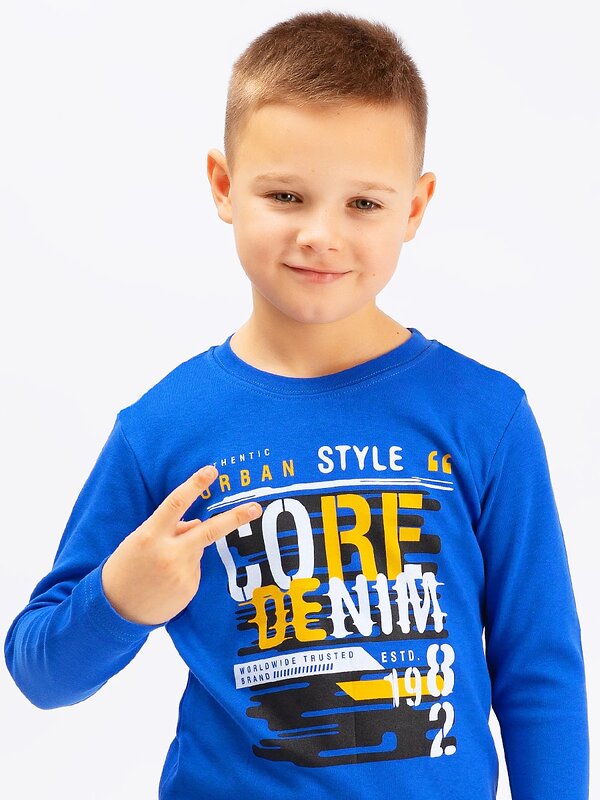 Bonito Лонгслив 587284 BK0467M синий