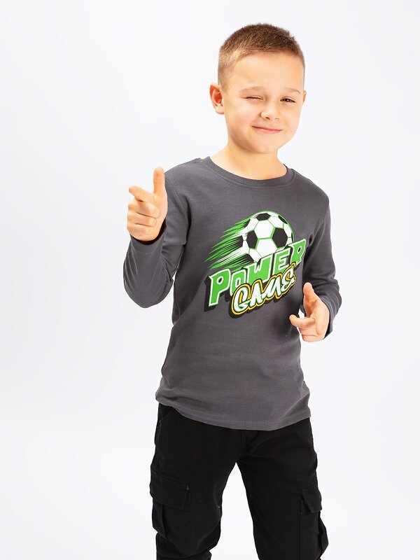 Bonito Лонгслив 587285 BK0467M темно-серый