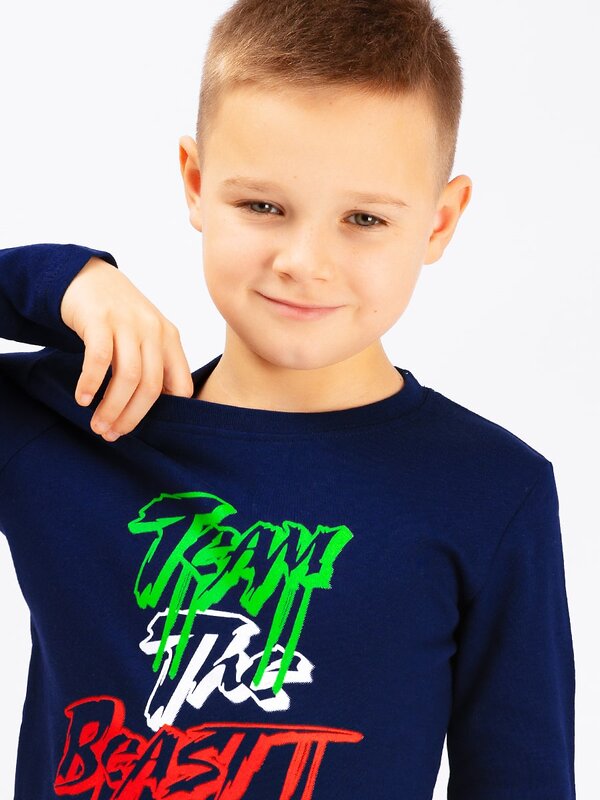 Bonito Лонгслив 587291 BK0467M темно-синий