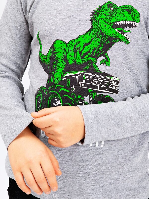 Bonito Лонгслив 587292 BK0467M серый меланж