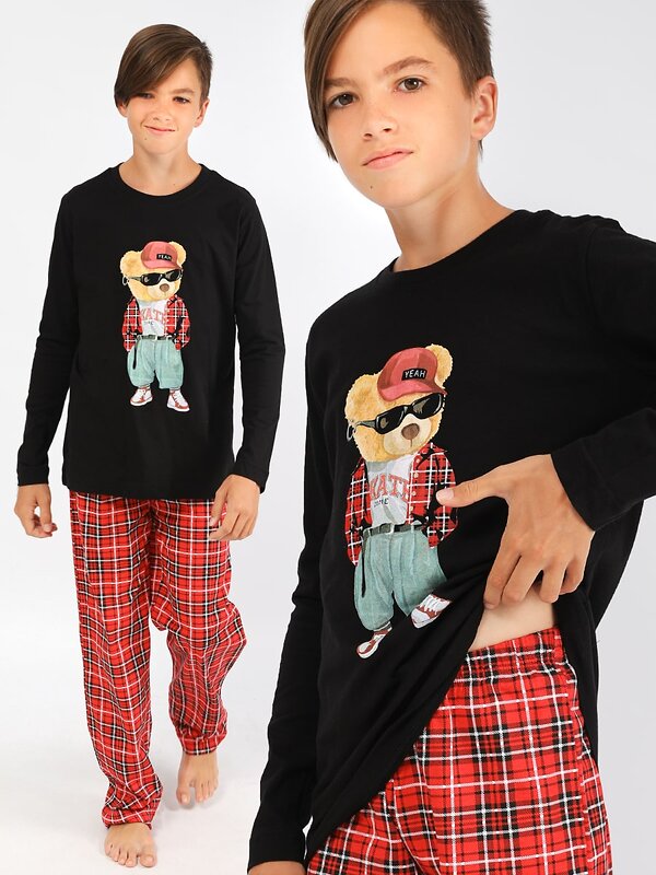 Bonito Пижама 587301 BK1766PJ черный