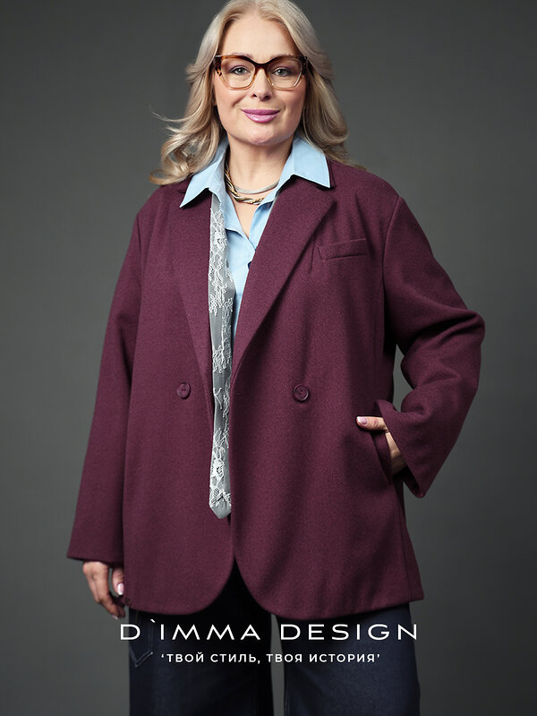 DIMMA Жакет 587328 2665 Винный