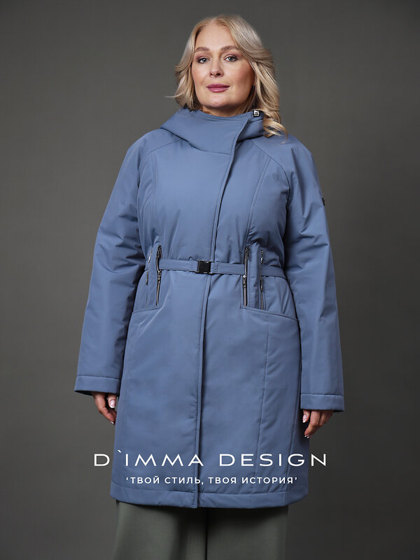 DIMMA Пальто 587341 2669 Джинсовый