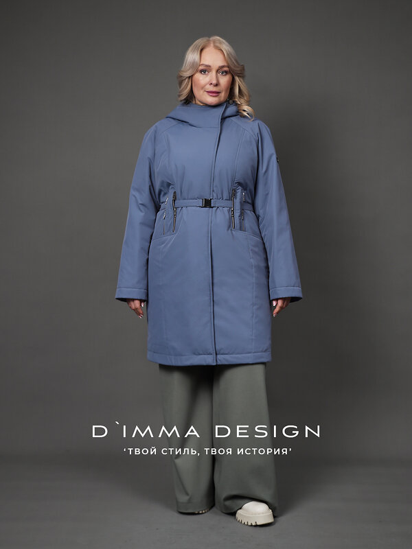 DIMMA Пальто 587341 2669 Джинсовый