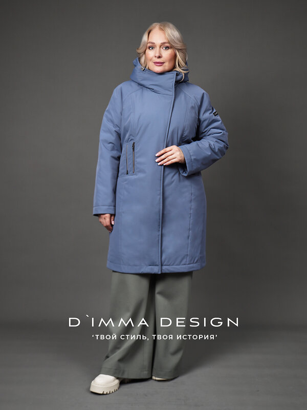 DIMMA Пальто 587341 2669 Джинсовый