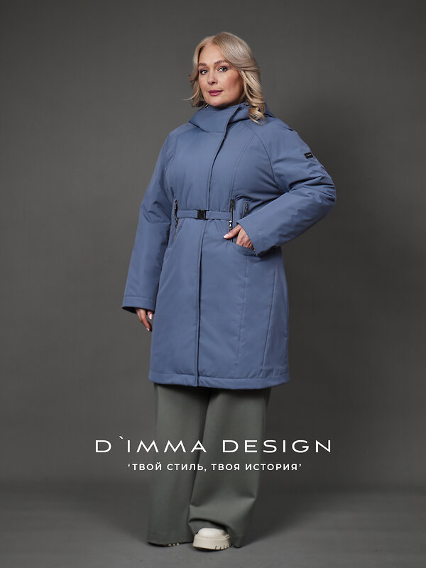 DIMMA Пальто 587341 2669 Джинсовый