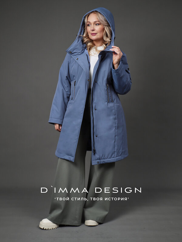 DIMMA Пальто 587341 2669 Джинсовый