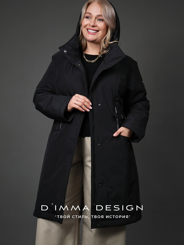 DIMMA Пальто 587345 2669 Черный