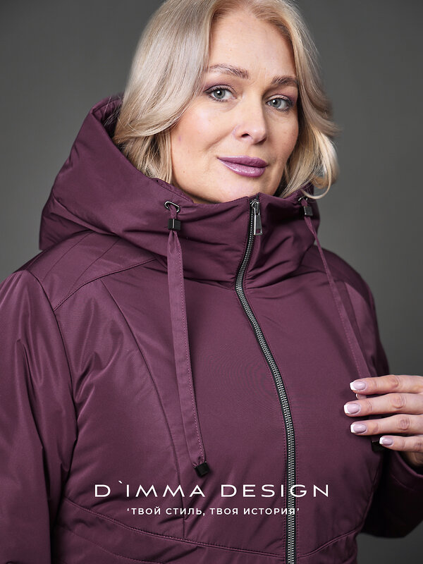 DIMMA Пальто 587347 2670 Бордовый