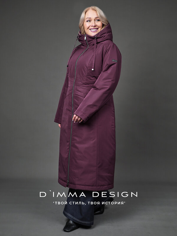 DIMMA Пальто 587347 2670 Бордовый