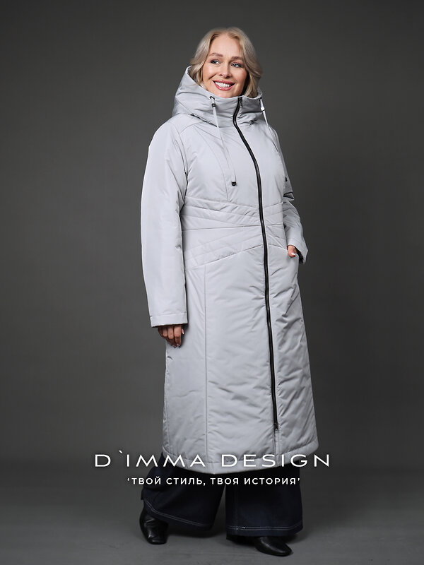 DIMMA Пальто 587348 2670 Светло-серый