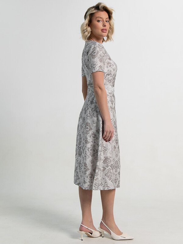 LT Collection Платье 587356 П15116-10М серый