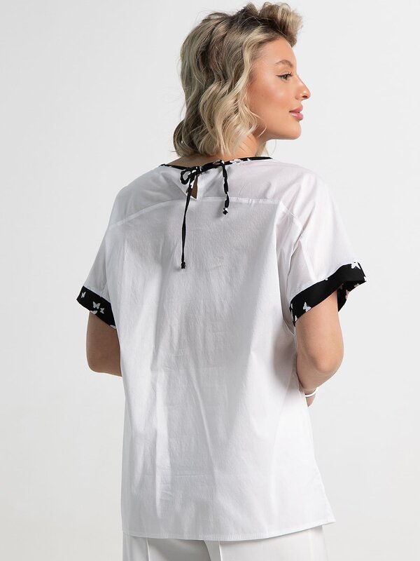 LT Collection Блуза 587359 Б15248-13М белый