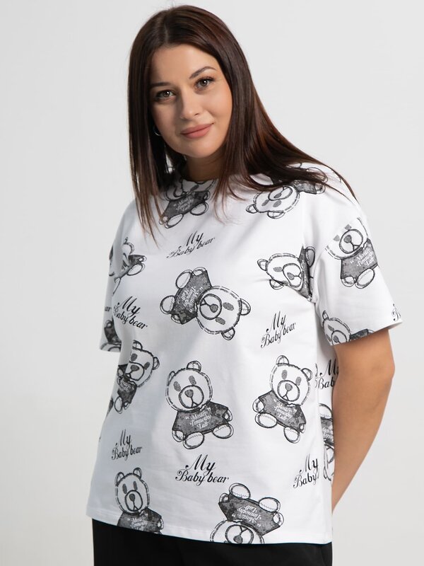 LT Collection Футболка 587361 Б15370-20М белый