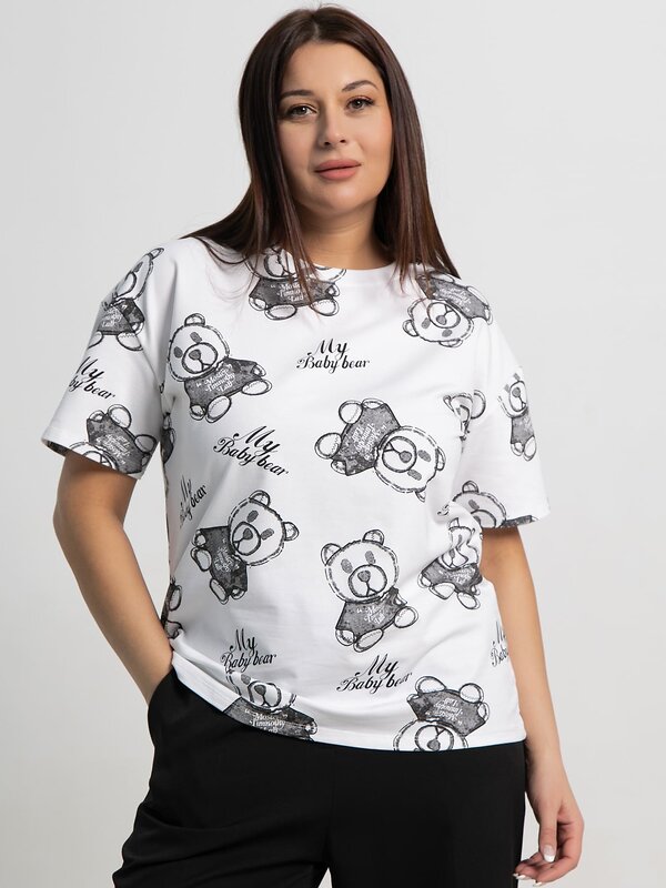 LT Collection Футболка 587361 Б15370-20М белый