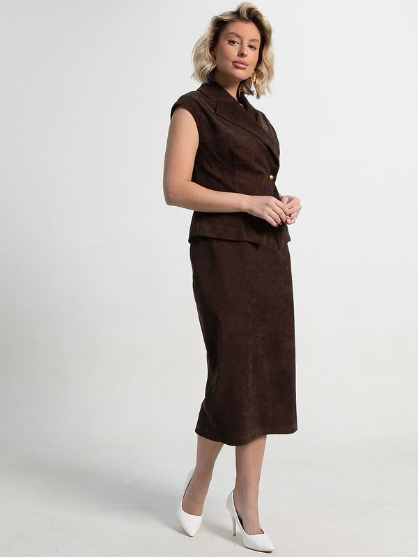 LT Collection Юбка 587365 Ю15361-10М коричневый 