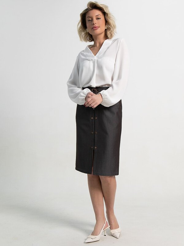 LT Collection Юбка 587371 Ю15109-3М коричневый