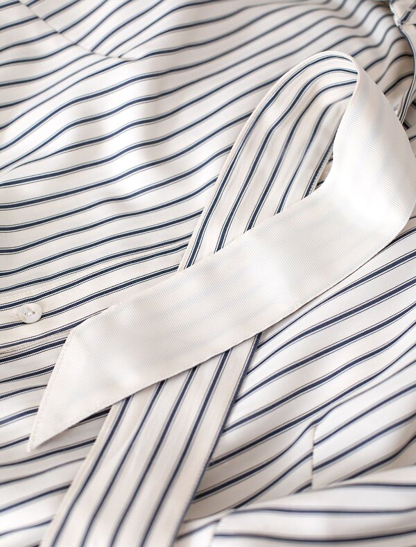 VILATTE Платье 587372 D22.264 молочный-синий