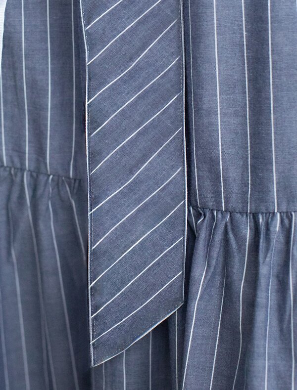 VILATTE Платье 587373 D22.264 серо-синий