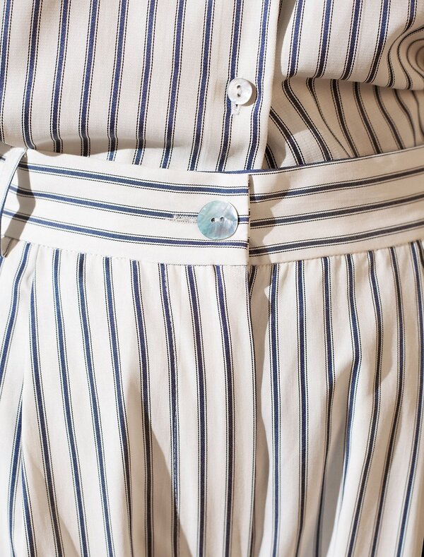 VILATTE Брюки 587374 D24.298 молочный-синий