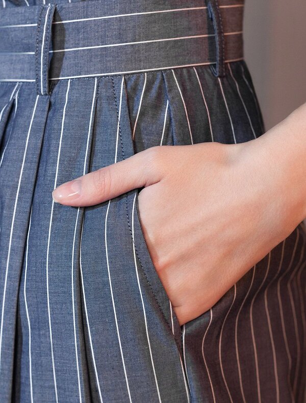 VILATTE Брюки 587375 D24.298 серо-синий