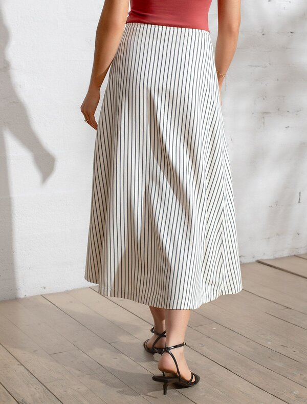 VILATTE Юбка 587376 D26.207 молочный-синий