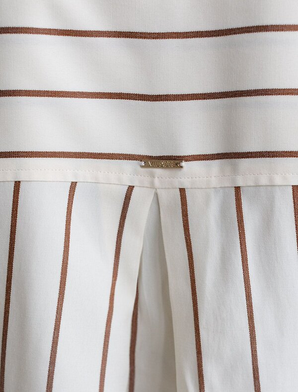 VILATTE Блузка 587381 D29.298 светло_бежевый-кофейный