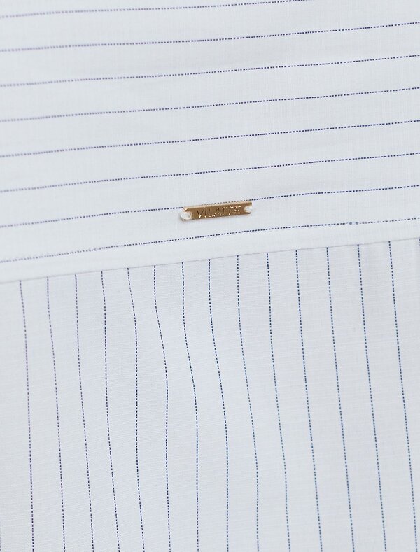 VILATTE Блузка 587384 D29.300 белый-синий