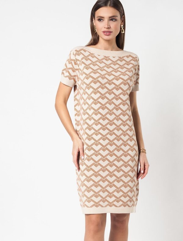 VILATTE Платье 587394 D32.092 овсяный