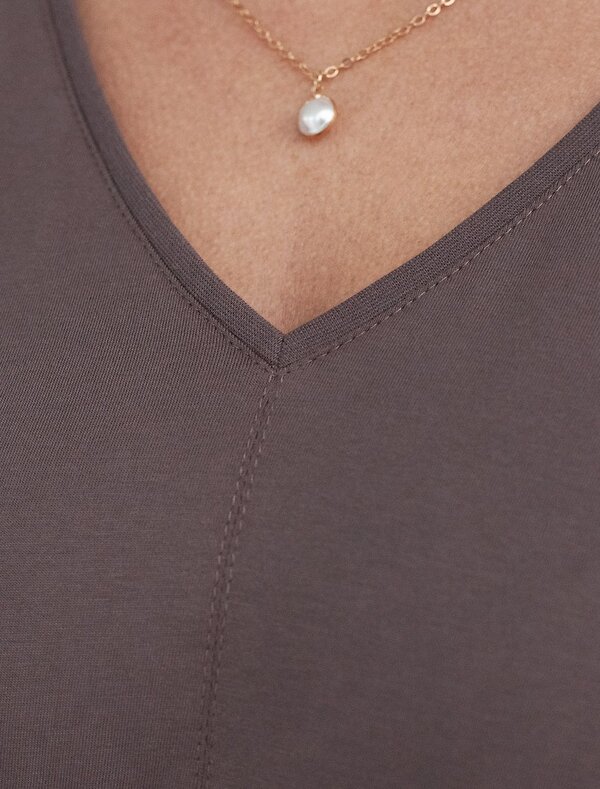 VILATTE Платье 587398 D42.122 кофейный