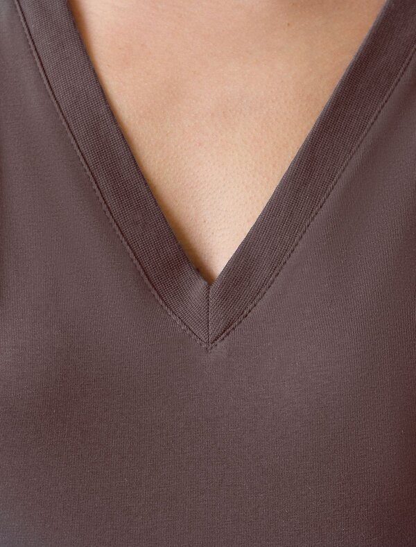 VILATTE Платье 587399 D42.123 кофе