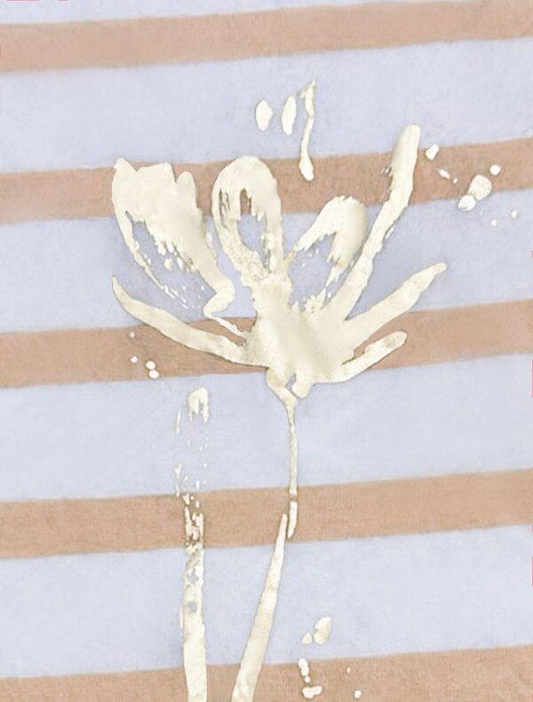 VILATTE Футболка 587403 D49.145 белый-бежевый_go for it