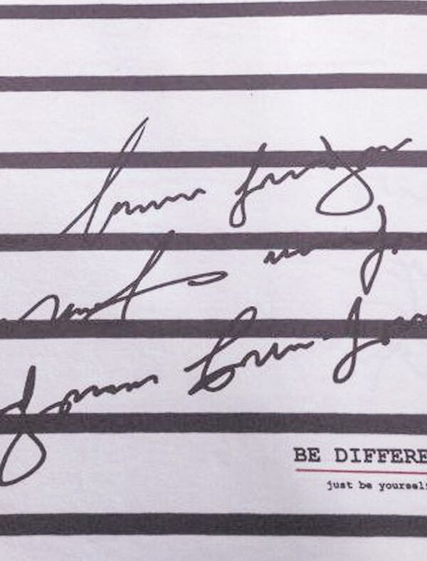 VILATTE Футболка 587404 D49.145 белый-кофе_be different