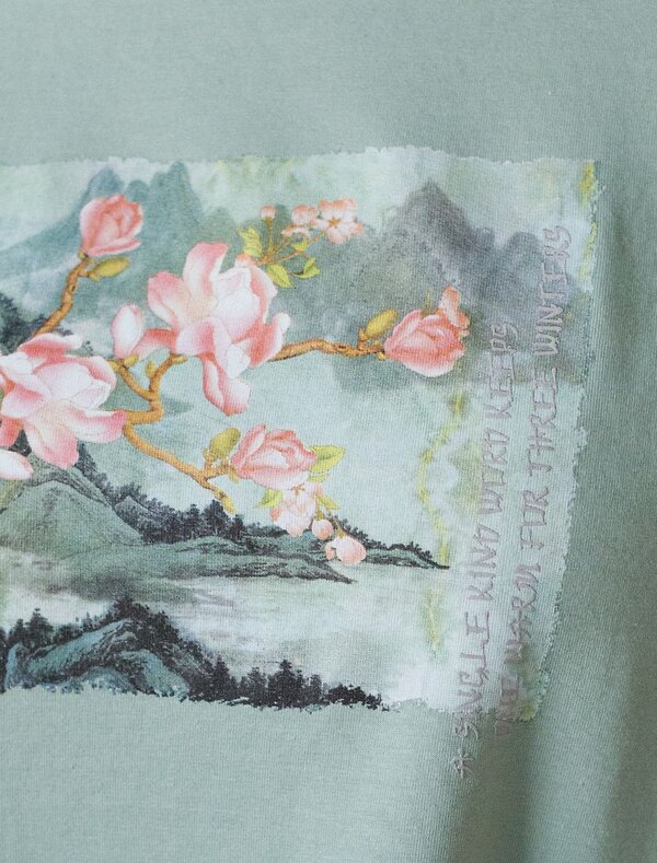 VILATTE Джемпер 587412 D49.148 св.оливковый_пейзаж