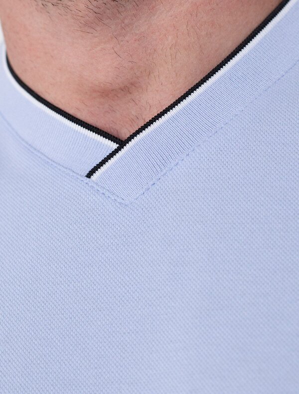 VILATTE Футболка 587415 U49.056 голубой