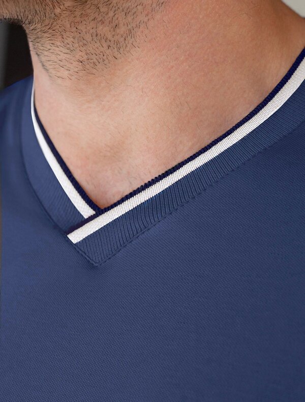 VILATTE Футболка 587416 U49.056 св.синий