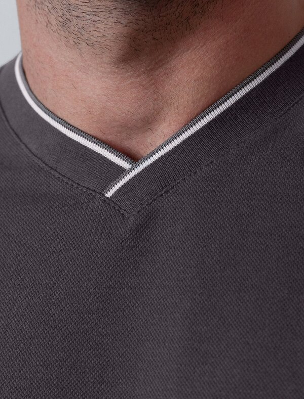 VILATTE Футболка 587418 U49.056 т.серый