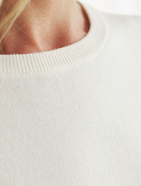 VILATTE Джемпер 587422 D39.301 натуральный белый